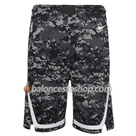 San Antonio Spurs Hombre Pantalones Negro 2 2018-19 Nike Swingman